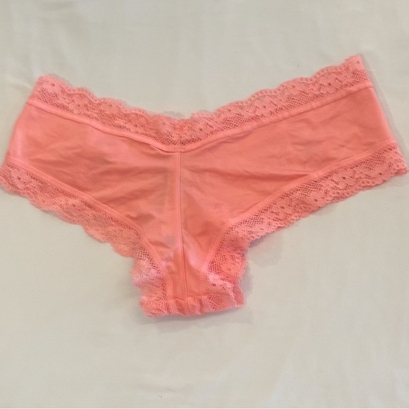 NEW WITH TAGS VICTORIA’S SECRET SIZE XS 3 PK CHEEKY SATIN LACE UP DETAIL PANTIES - Picture 4 of 12